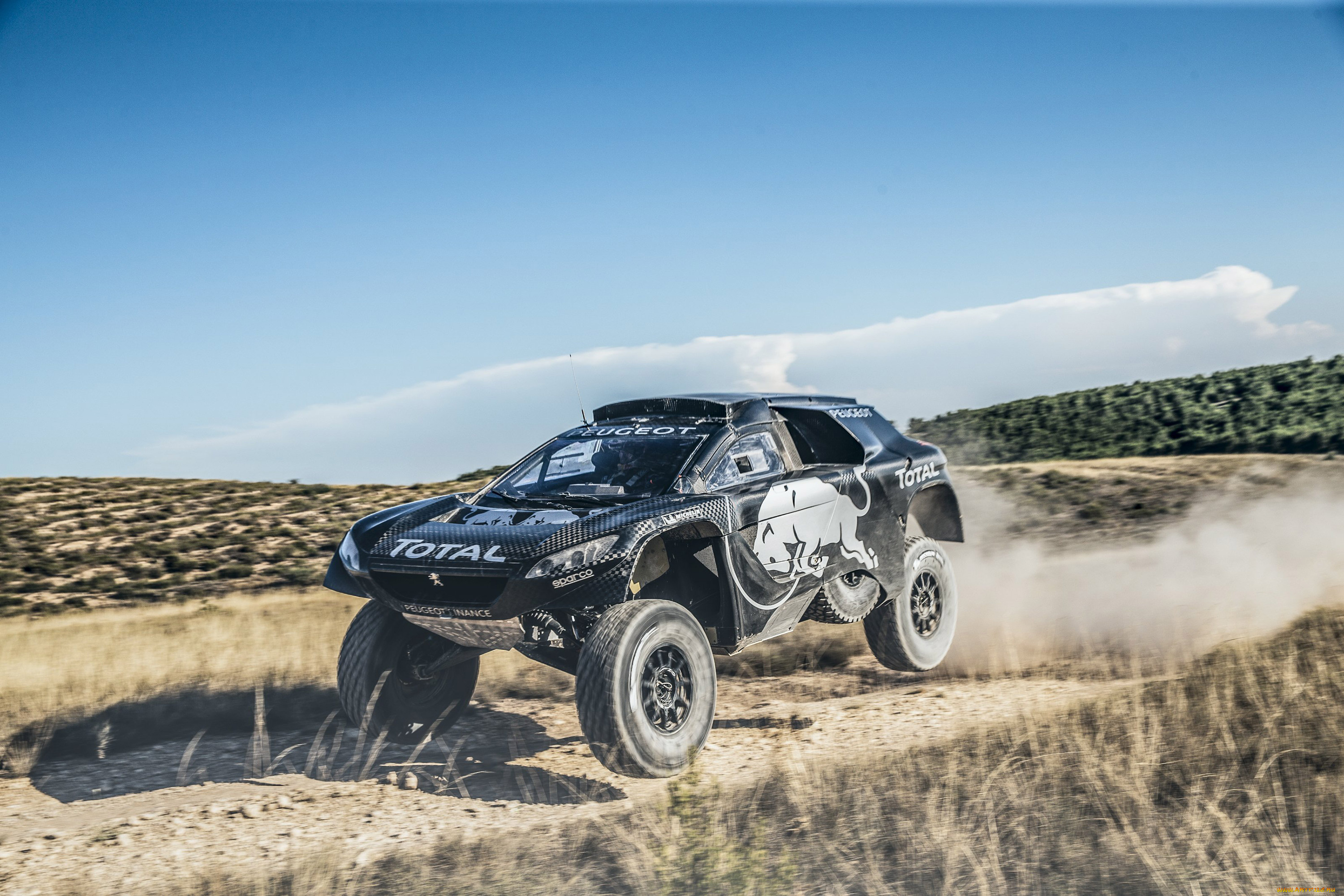 peugeot, 2008, dkr, 2016, автомобили, peugeot, 2008, ралли, 2016, dkr, джип