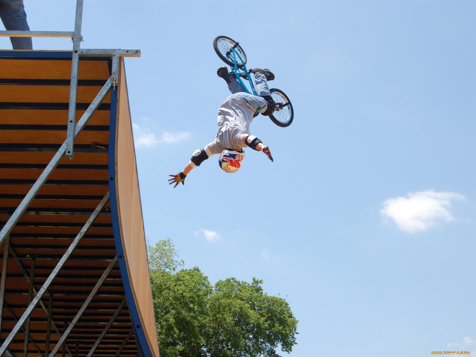 kevin, robinson, no, handed, flip, спорт, bmx