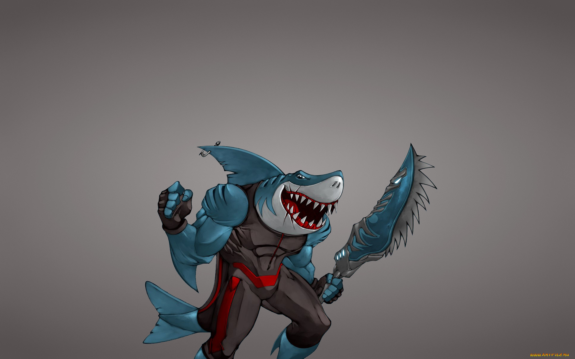 акула, рисованные, минимализм, оружие, shark