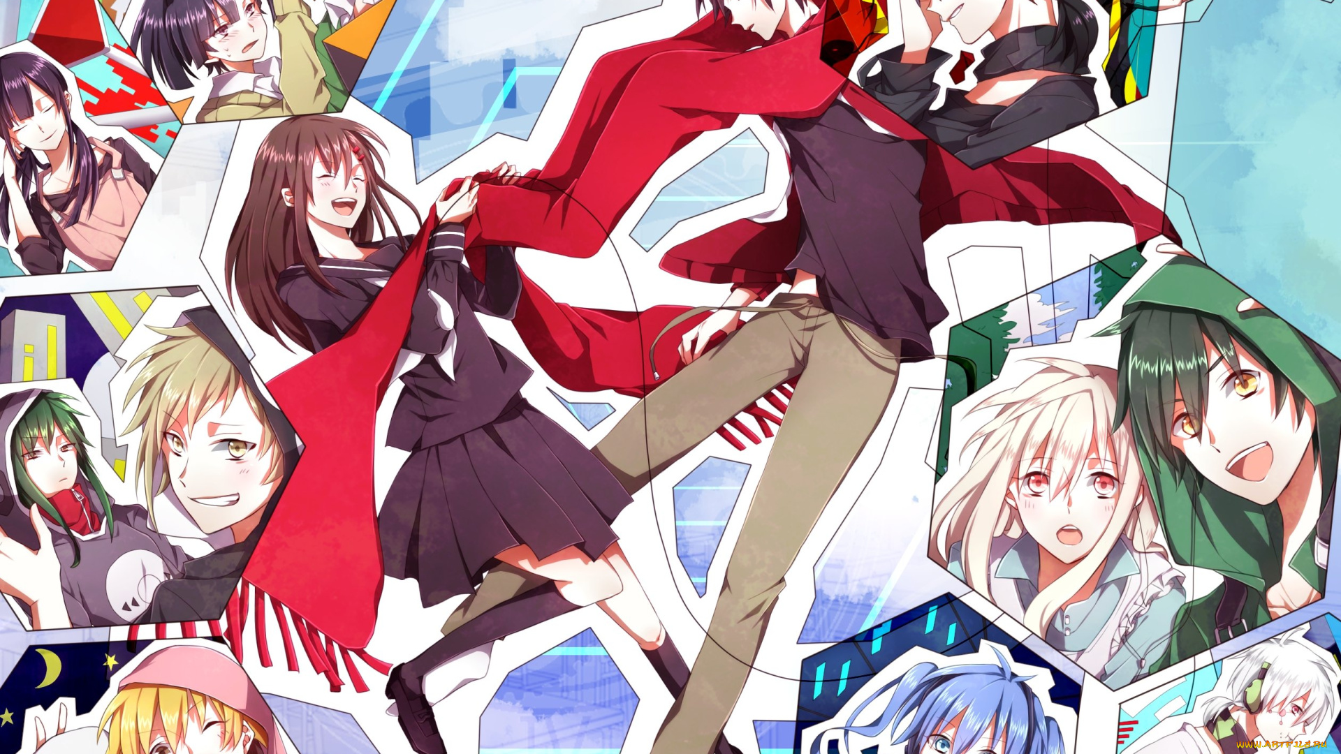 аниме, kagerou, project, kagerou, project