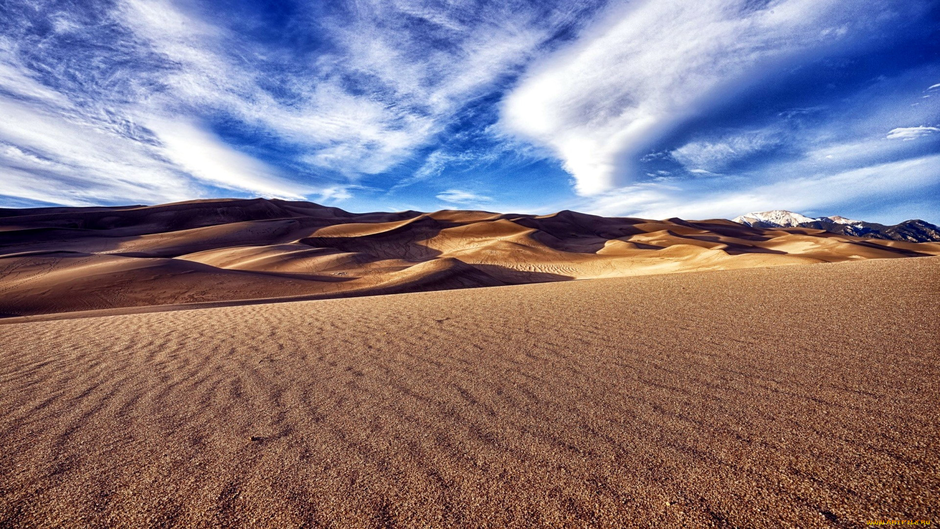 природа, пустыни, дюны, песок