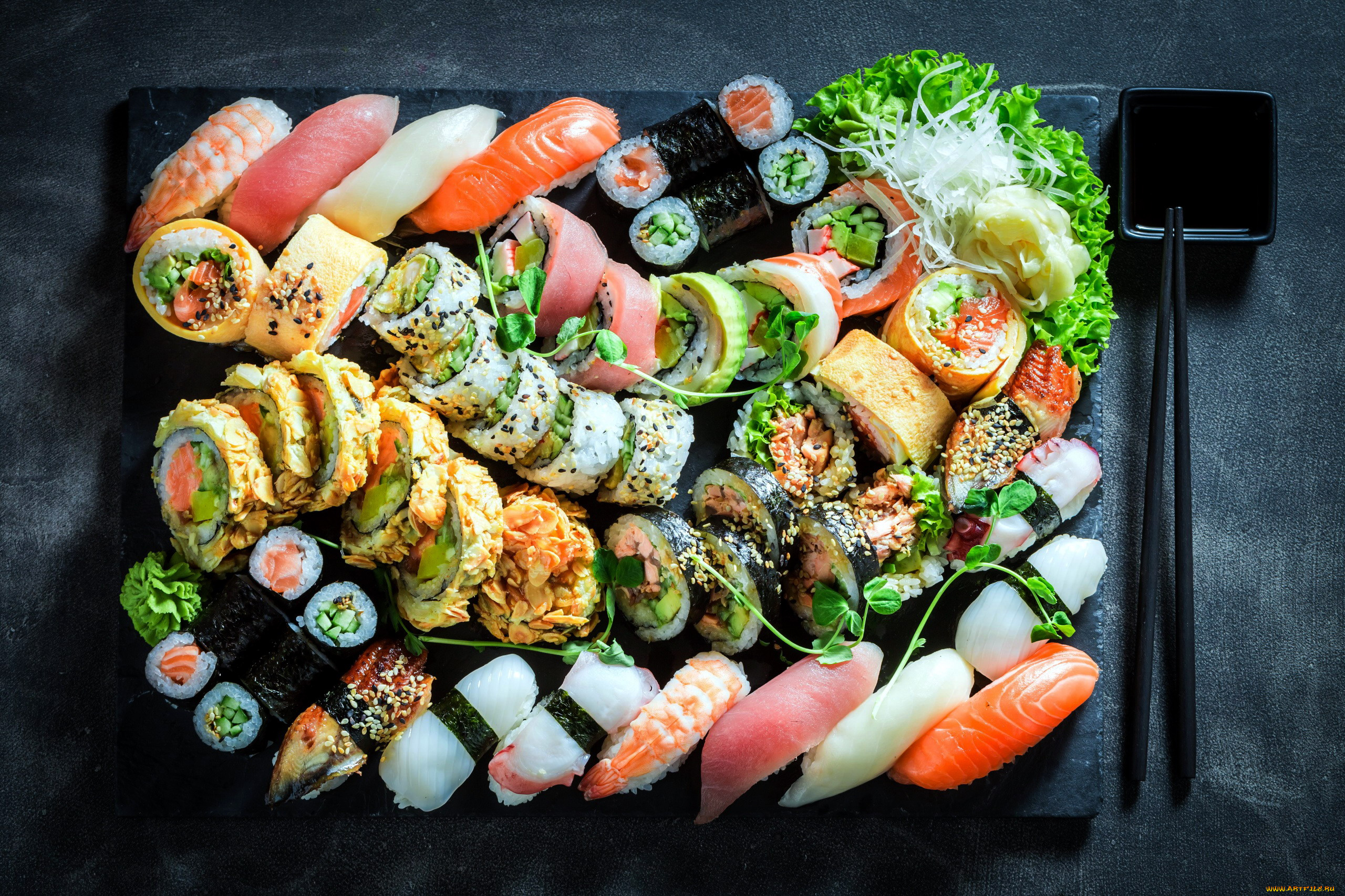 еда, рыба, , морепродукты, , суши, , роллы, роллы, кухня, японская, ассорти