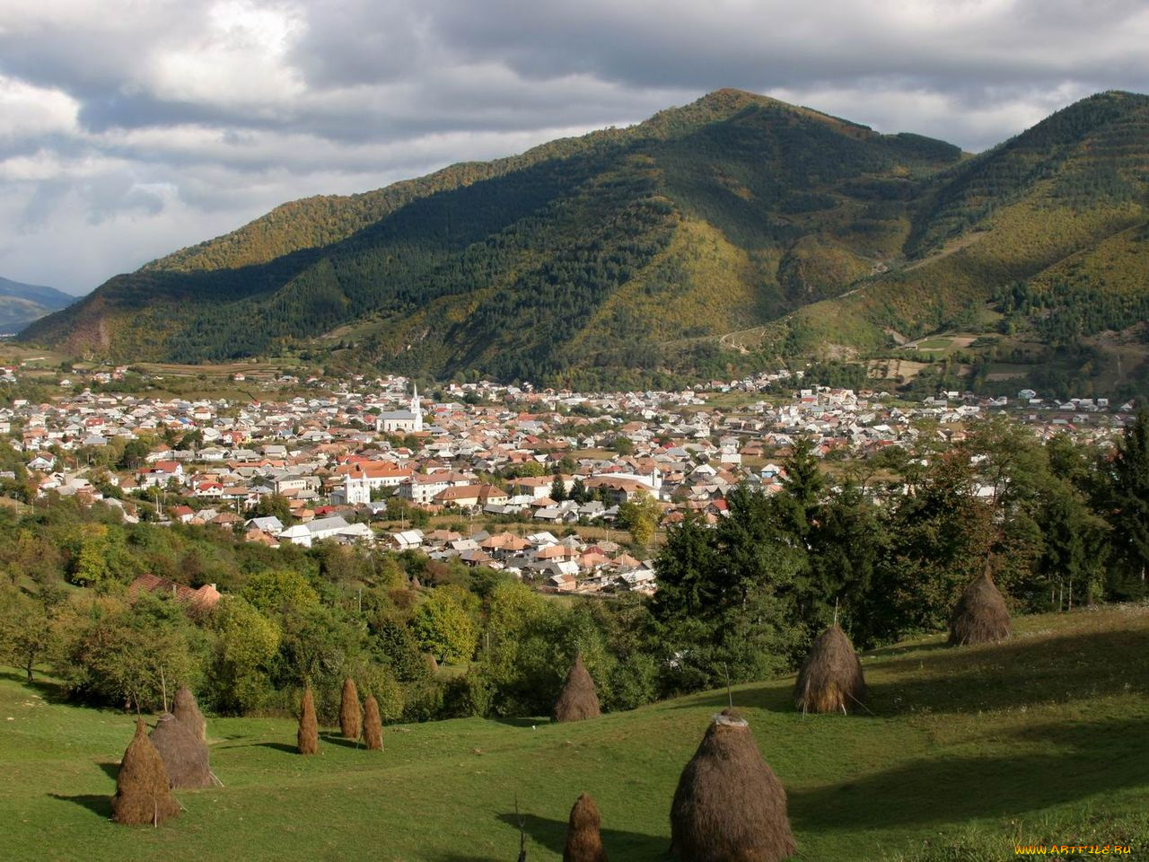 bistrita, nasaud, romania, города, пейзажи