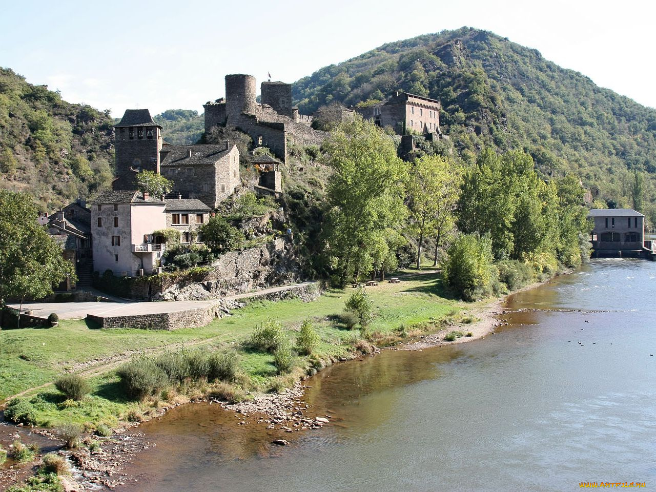 brousse, le, chateau, france, города, пейзажи