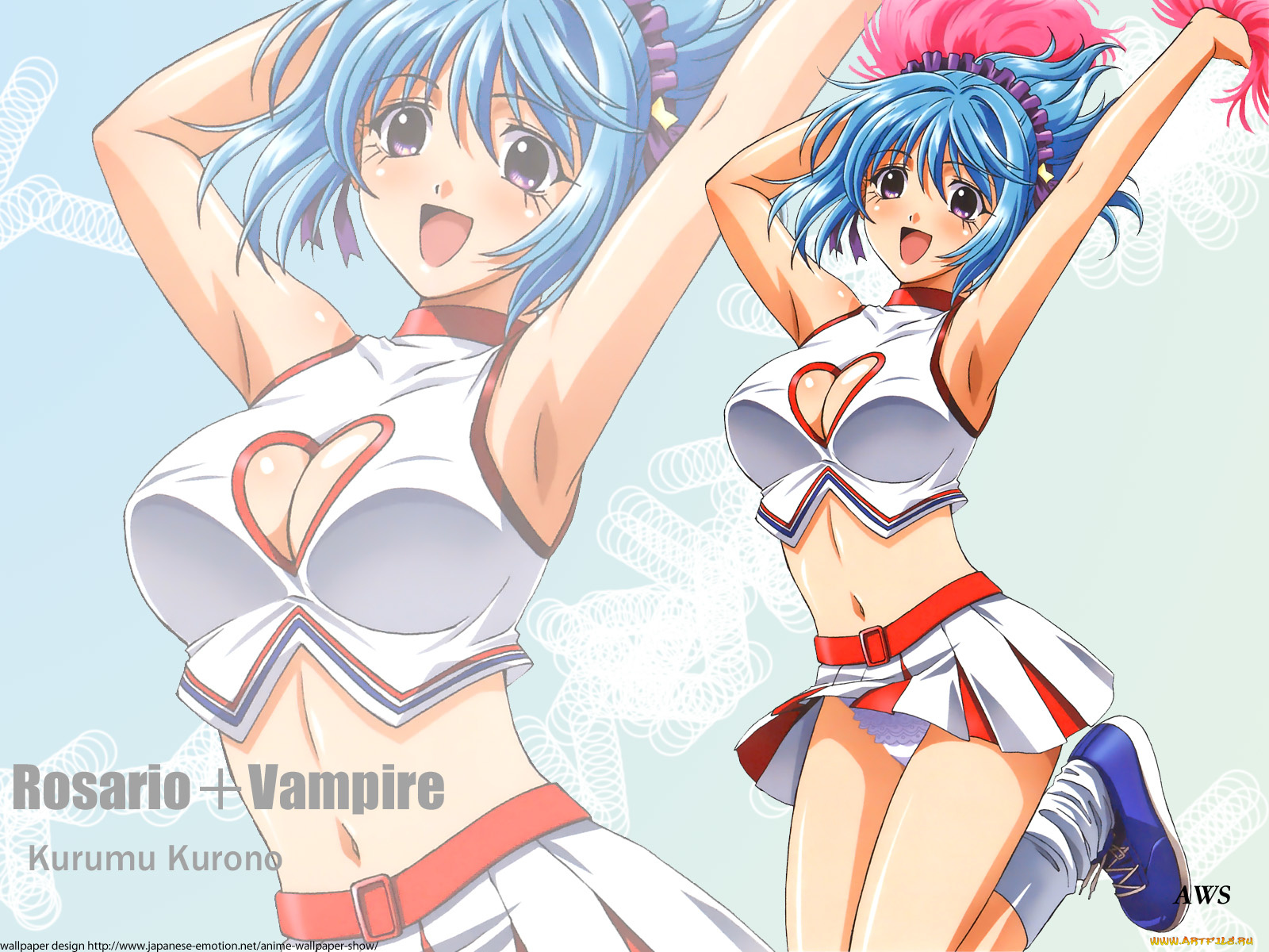 аниме, rosario, vampire