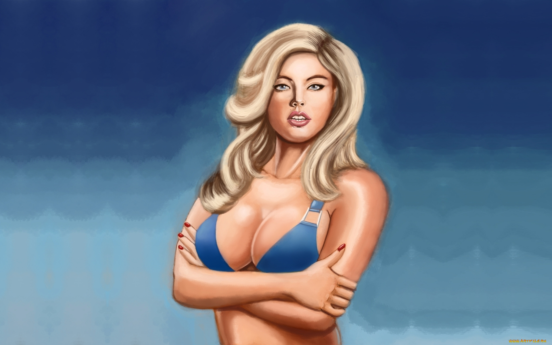 рисованные, люди, kate, upton