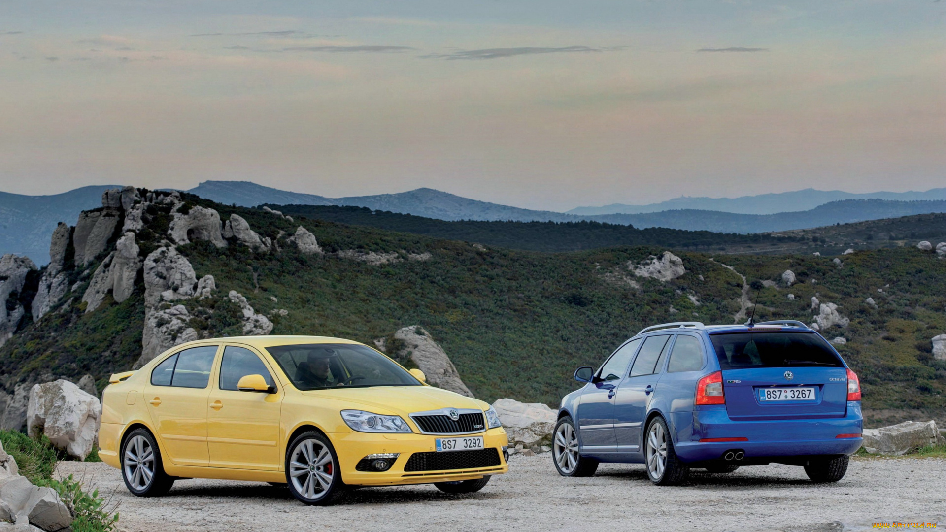 2009, skoda, octavia, rs, wagon, автомобили