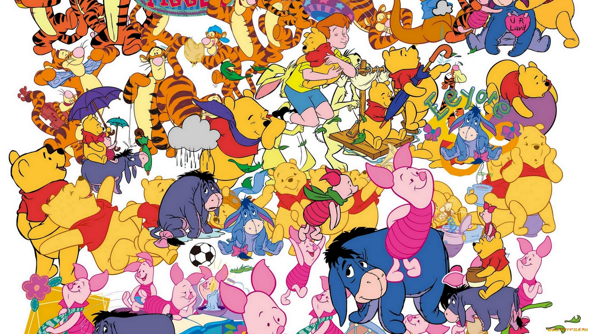 мультфильмы, winnie, the, pooh, дисней