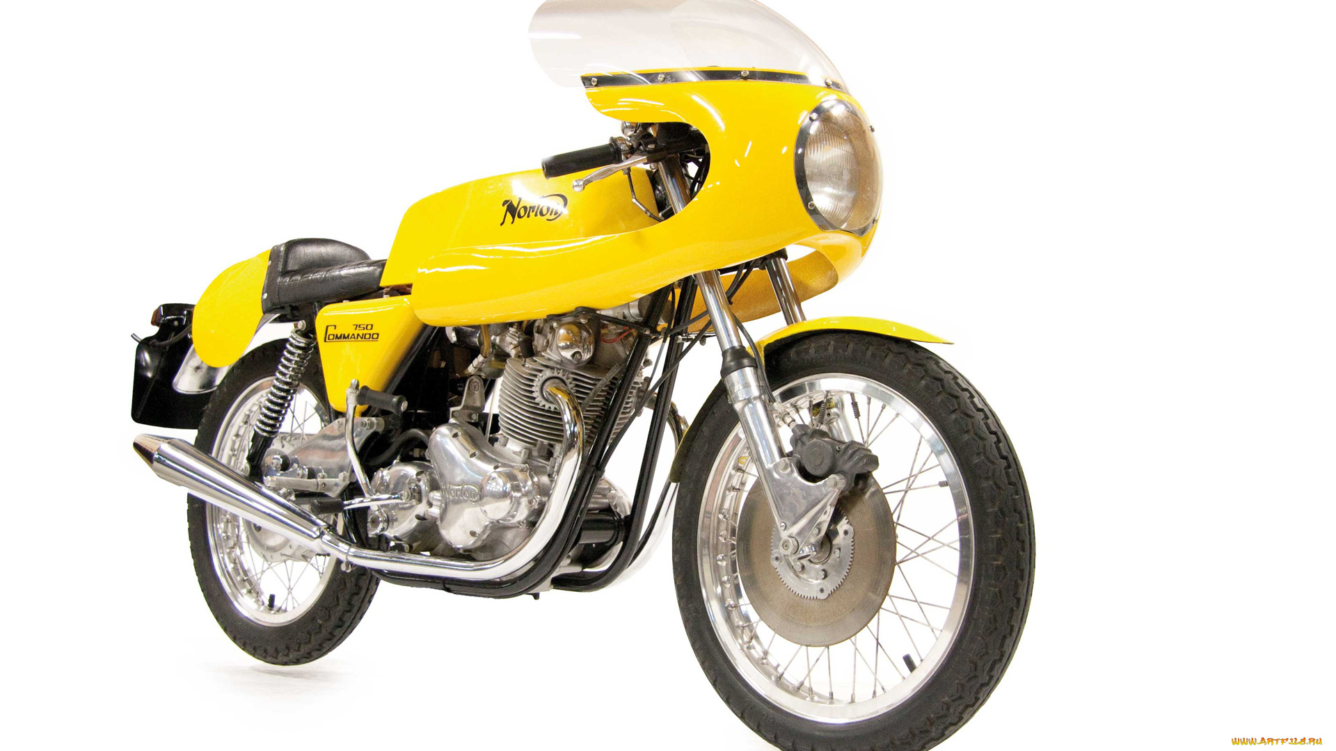 мотоциклы, norton, yellow, ducati