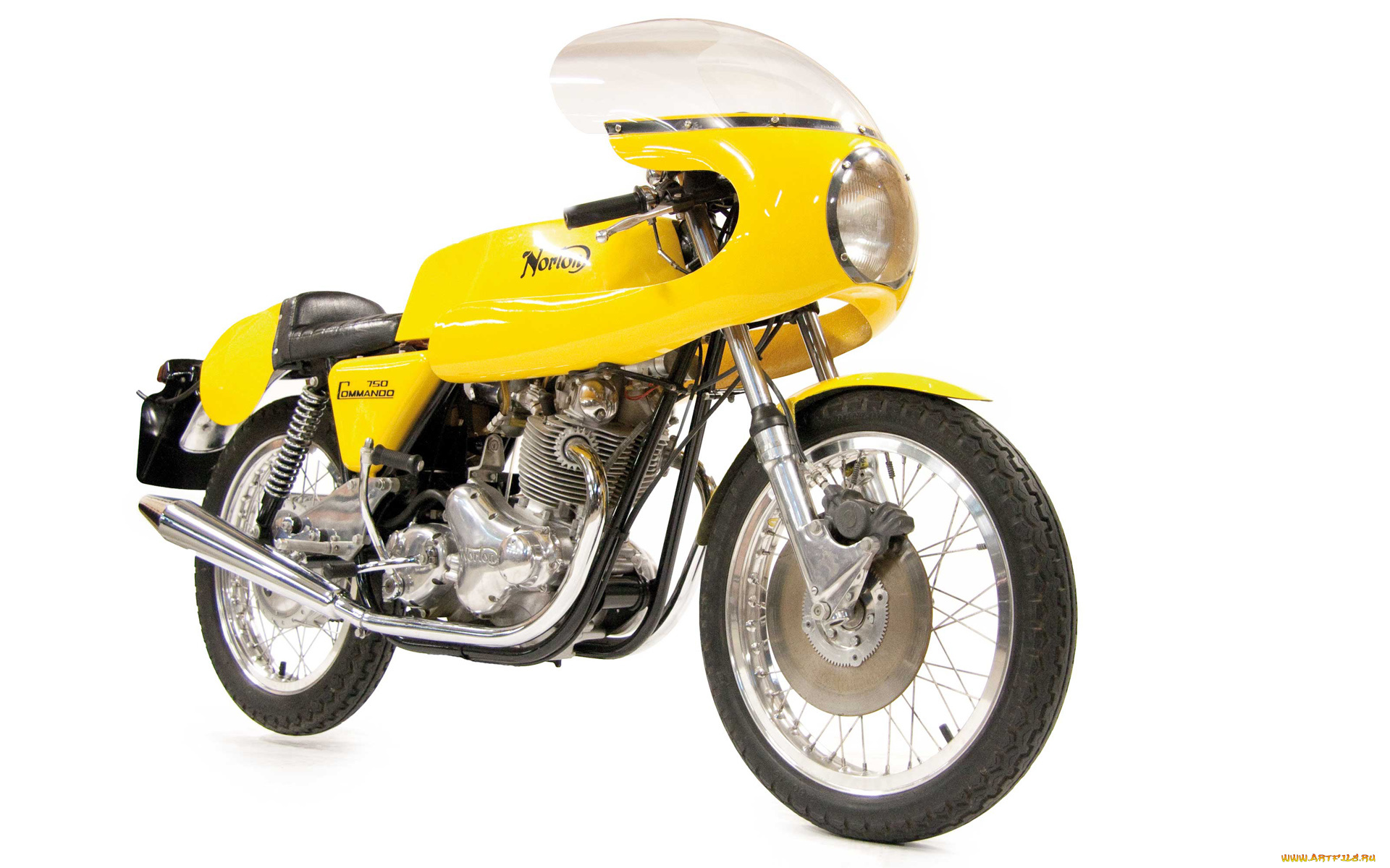 мотоциклы, norton, yellow, ducati