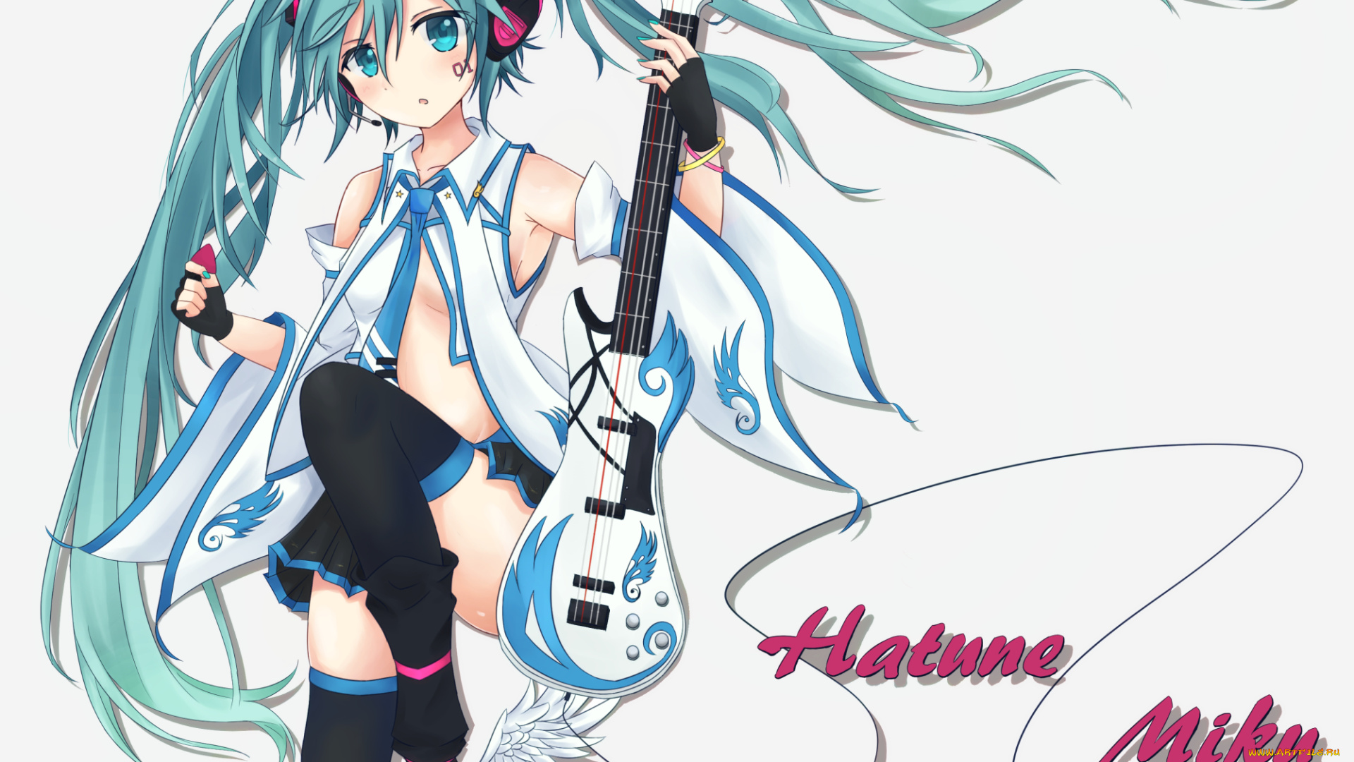 аниме, vocaloid, hatsune, miku