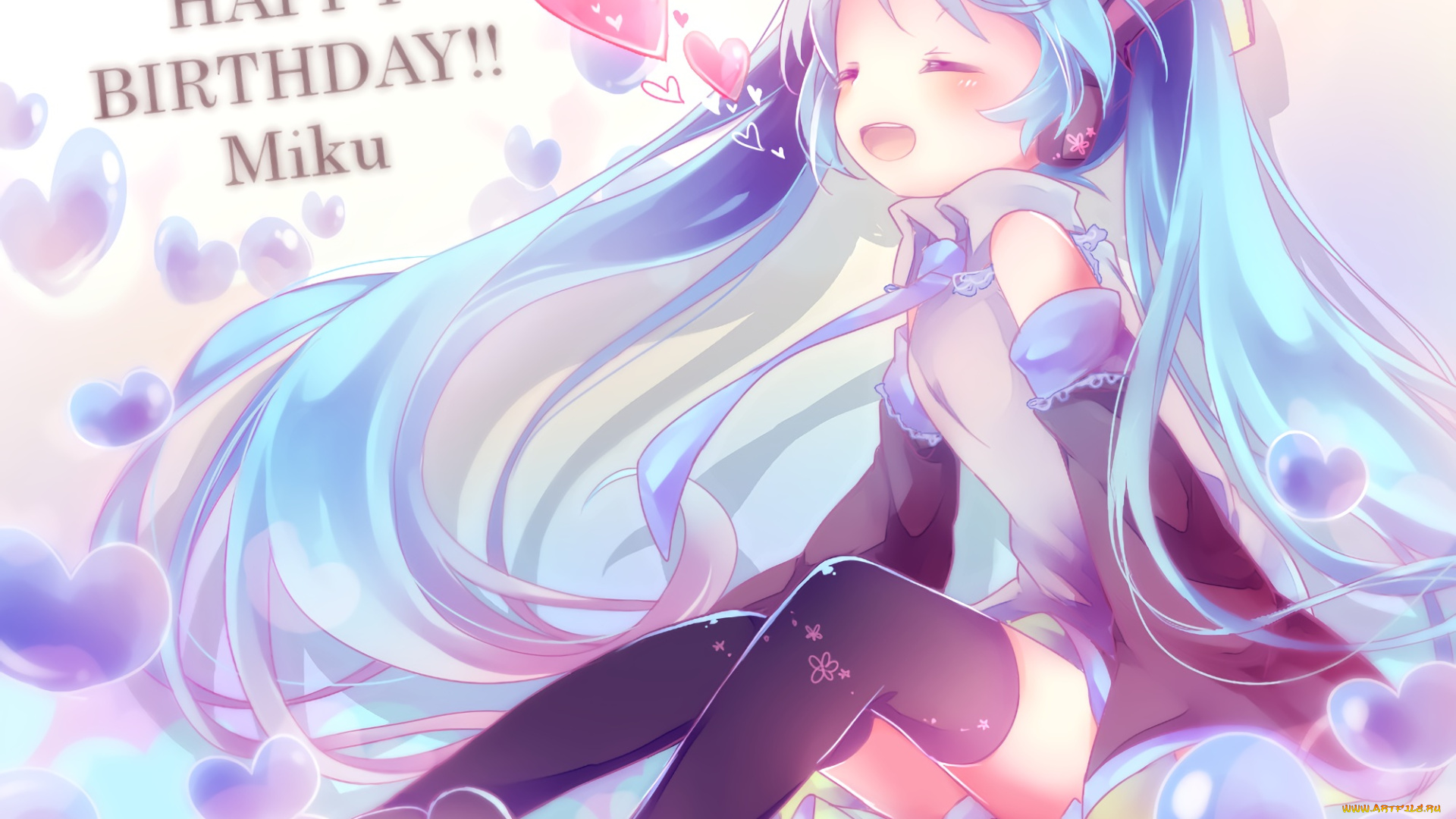 аниме, vocaloid, hatsune, miku