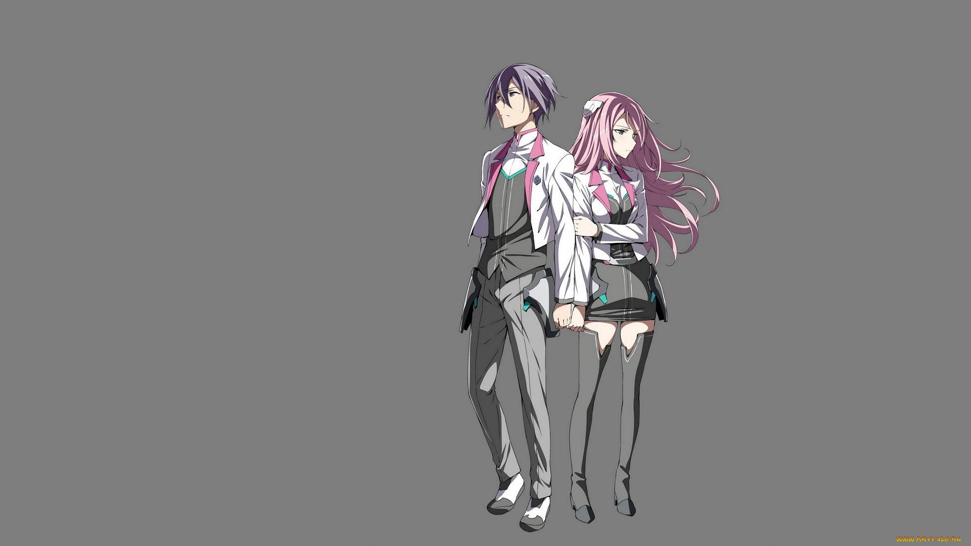 аниме, gakusen, toshi, asterisk, пара