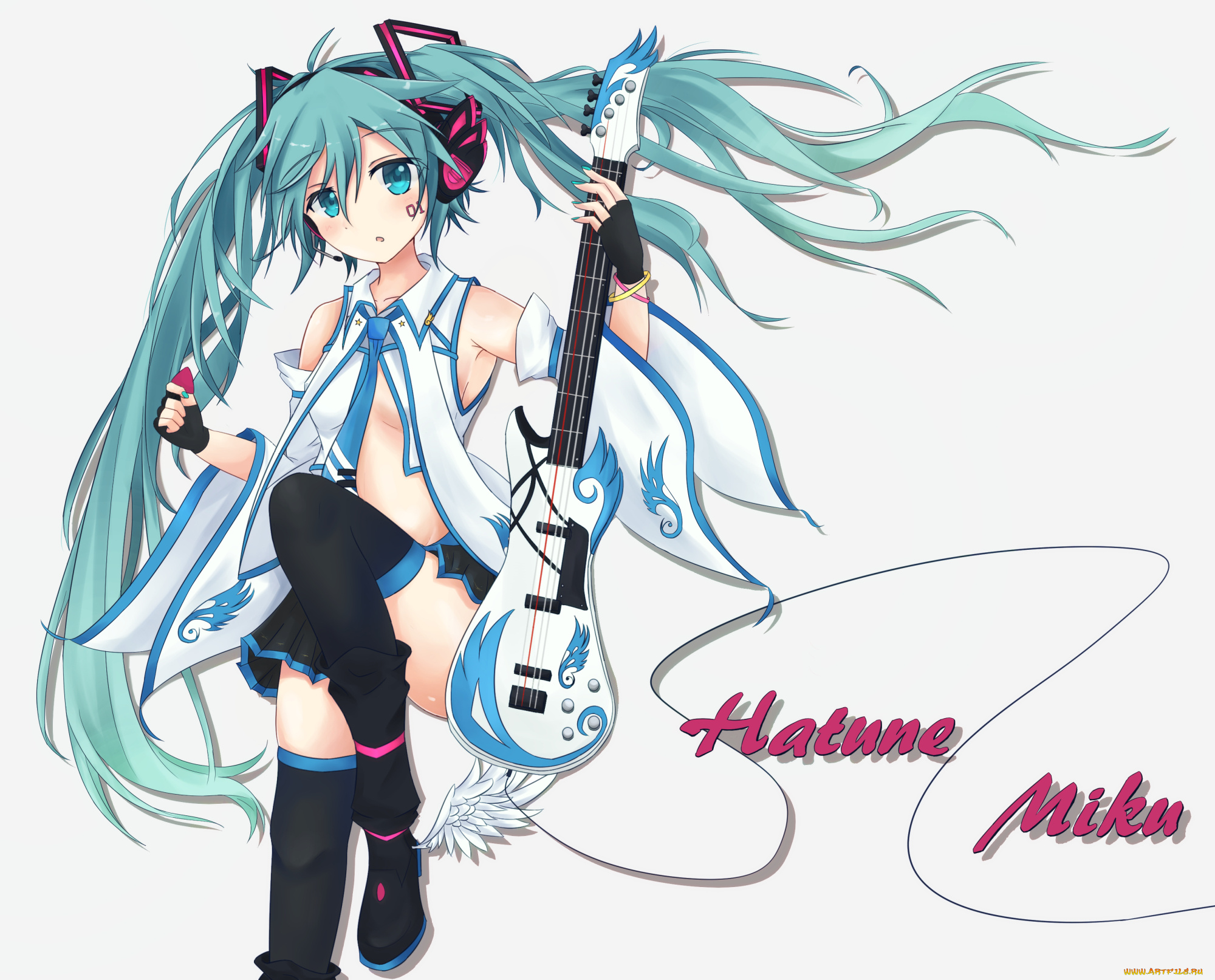 аниме, vocaloid, hatsune, miku