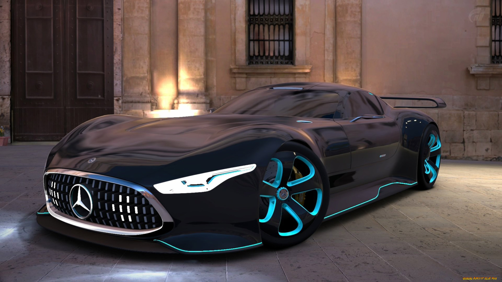 mercedes-benz, amg, vision, gran, turismo, concept, 2013, автомобили, 3д, 2013, concept, turismo, gran, vision, amg, mercedes-benz