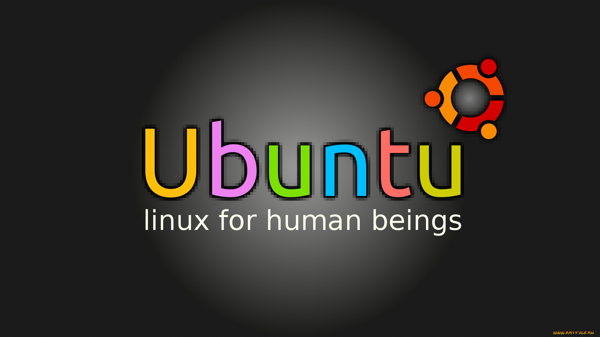 компьютеры, ubuntu, linux, логотип, фон