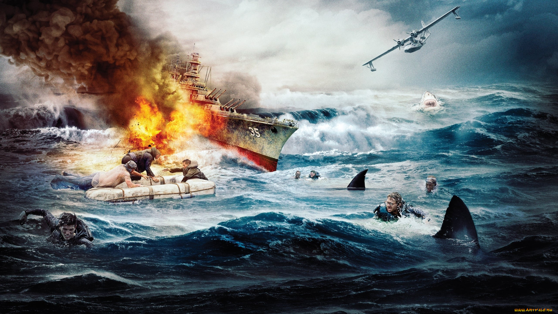 uss, indianapolis, , men, of, courage, кино, фильмы, men, of, courage