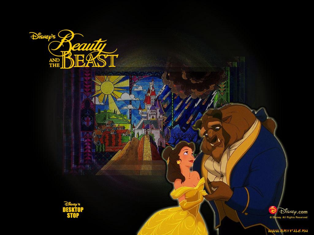 мультфильмы, beauty, and, the, beast