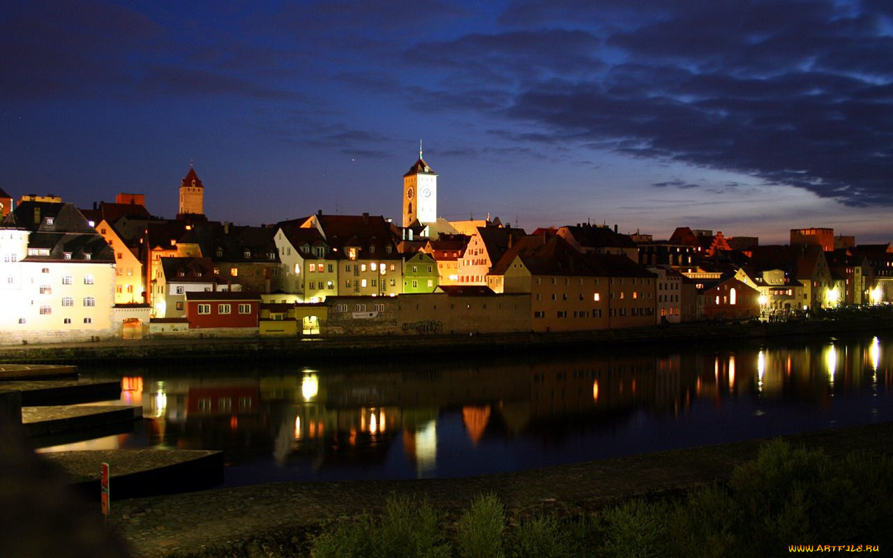 regensburg, germany, города, регенсбург, германия