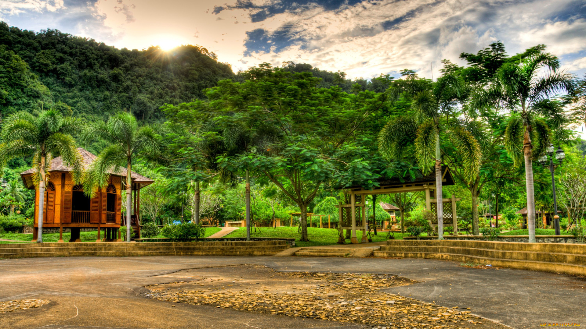 gunung, lang, природа, тропики, malaysia