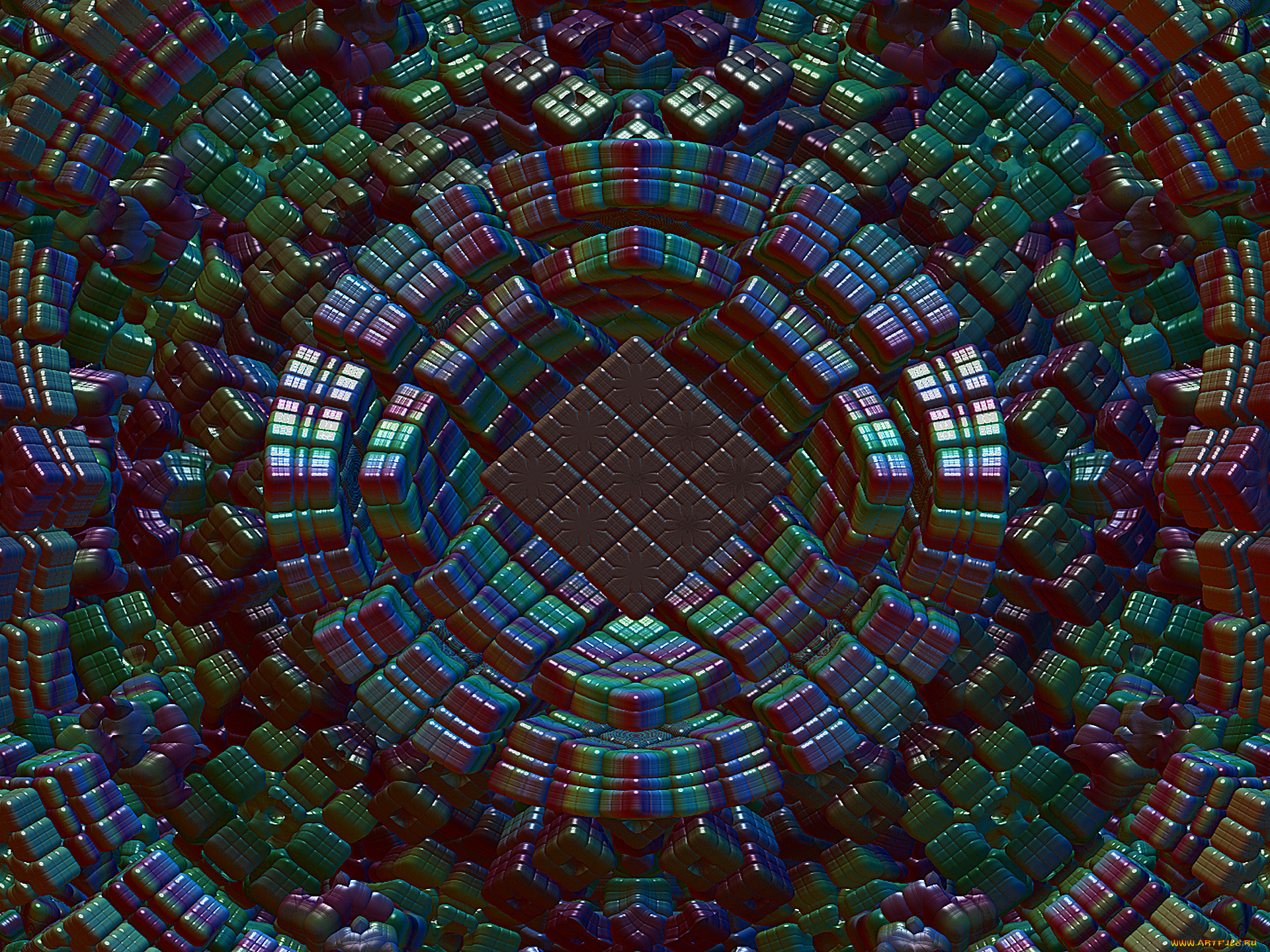 3д, графика, fractal, фракталы, узор, фон, цвета