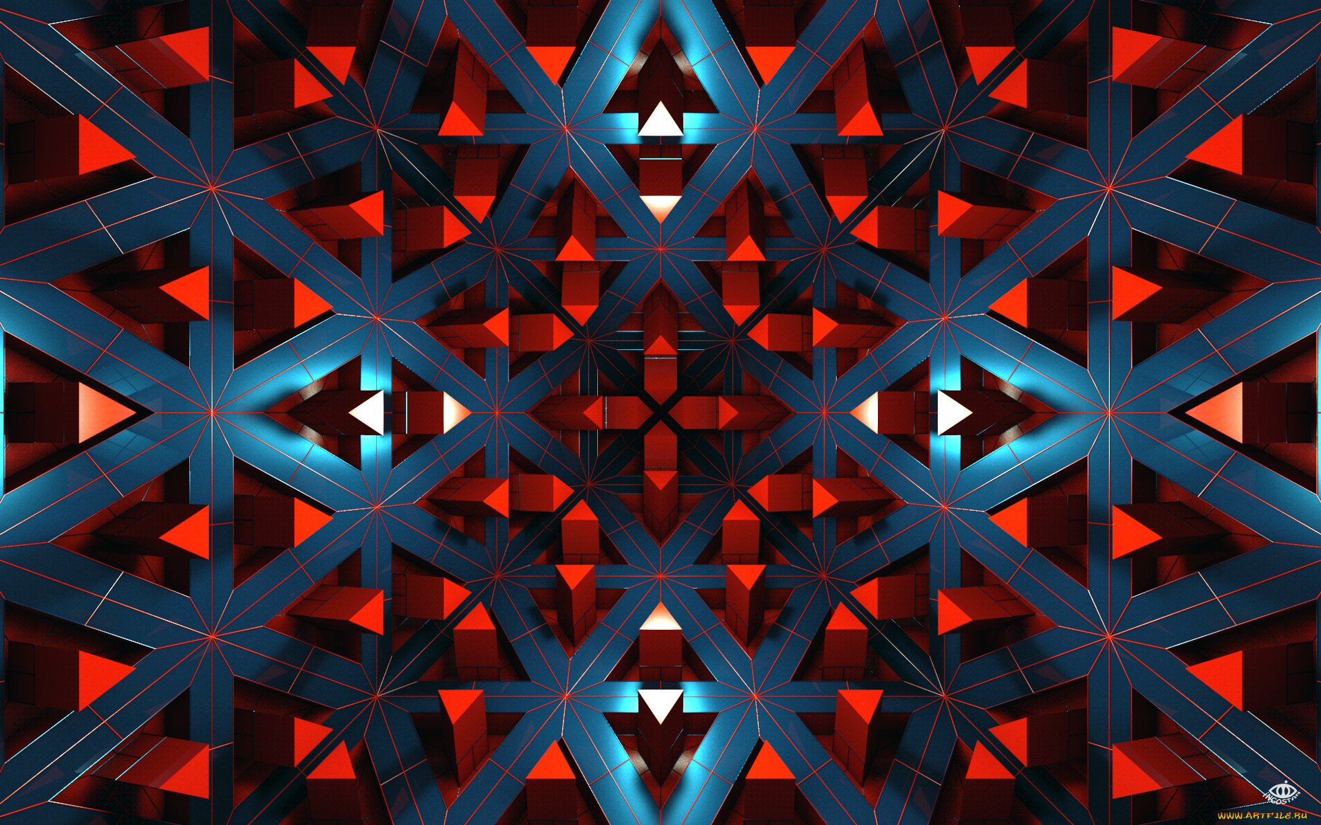 3д, графика, fractal, фракталы, цвет, фон