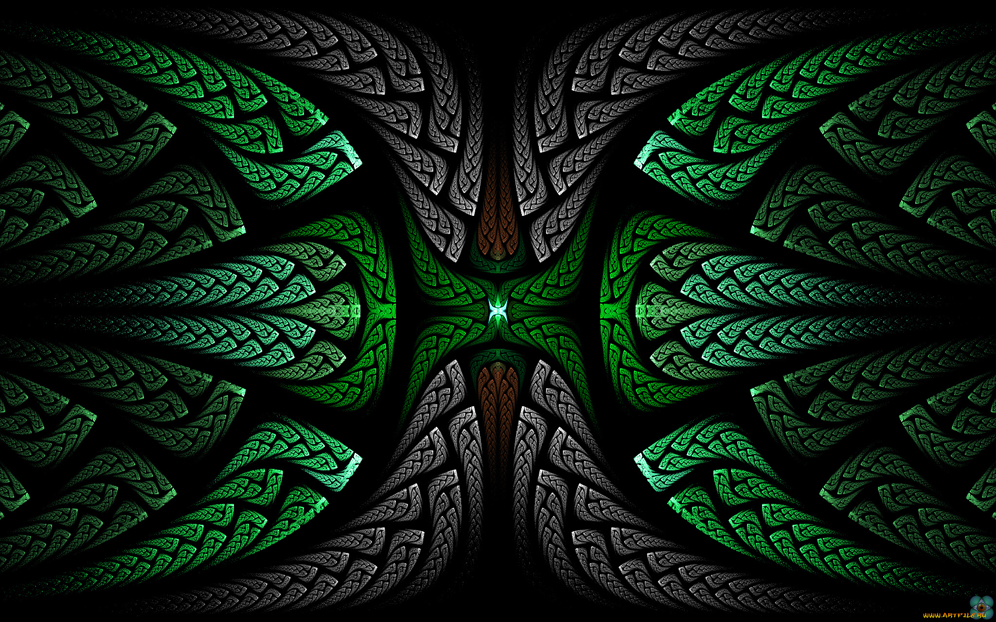 3д, графика, fractal, фракталы, цвет, фон