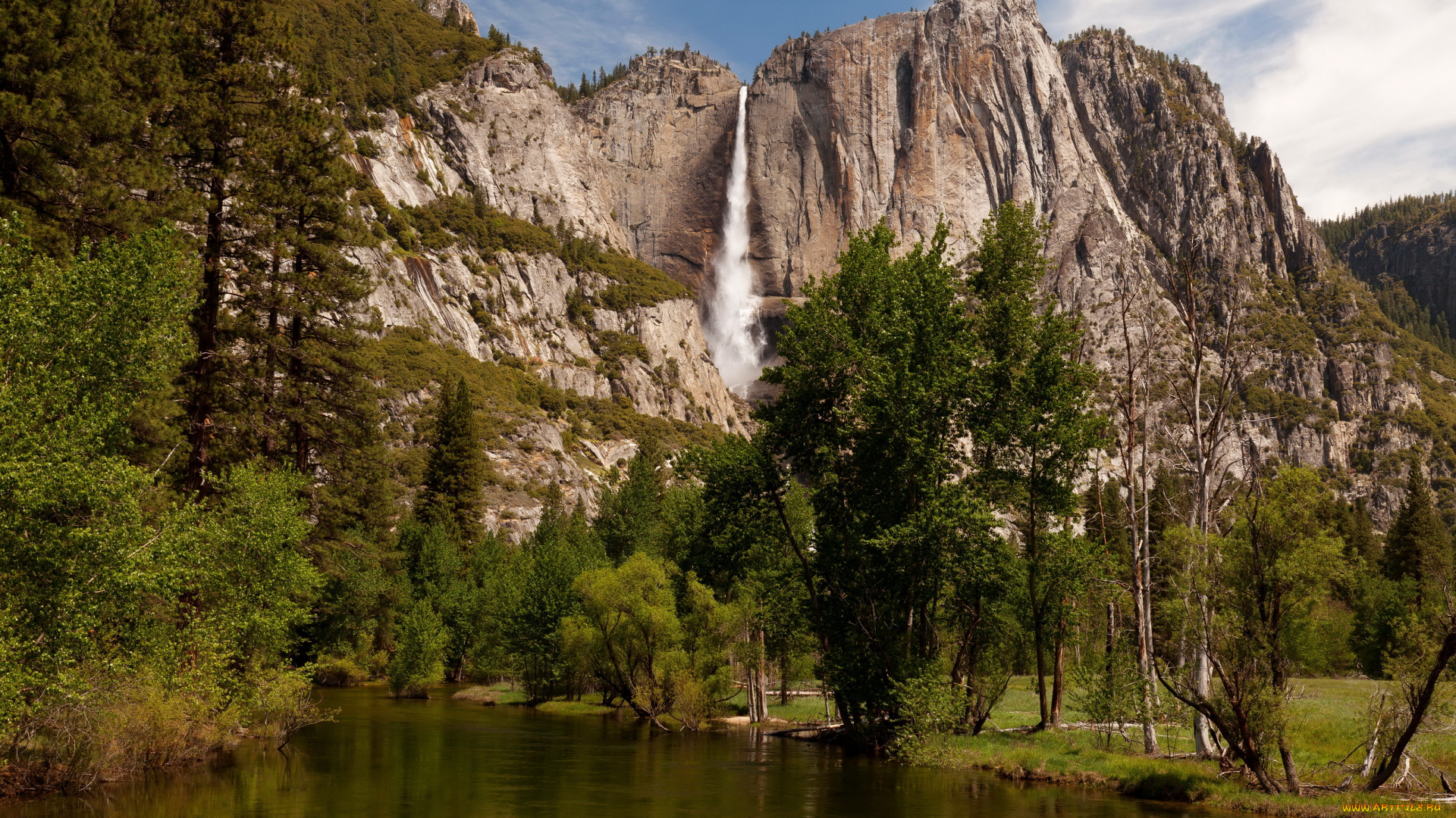 yosemite, national, park, california, природа, горы, yosemite, national, park, лес, скала, озеро