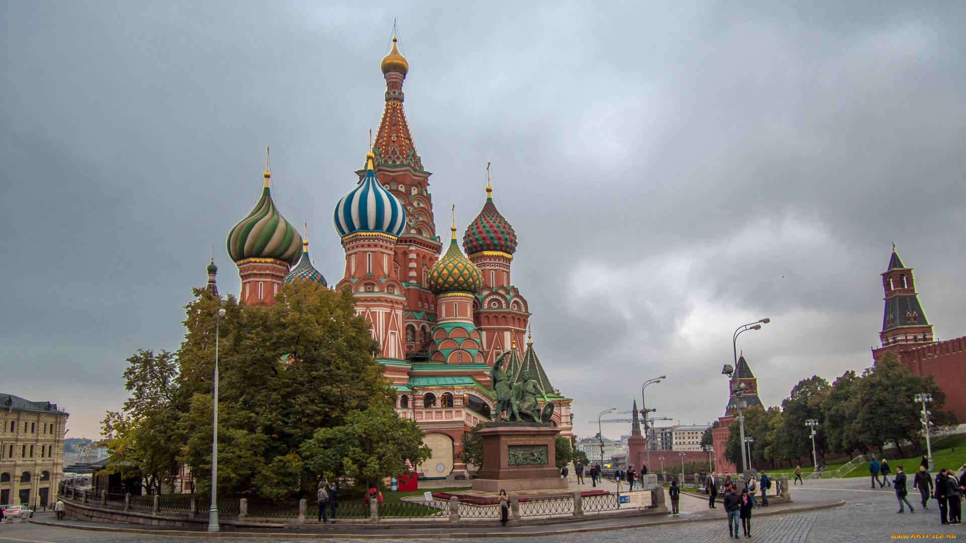 города, москва, , россия, moscow, the, cathedral, of, vasily, blessed