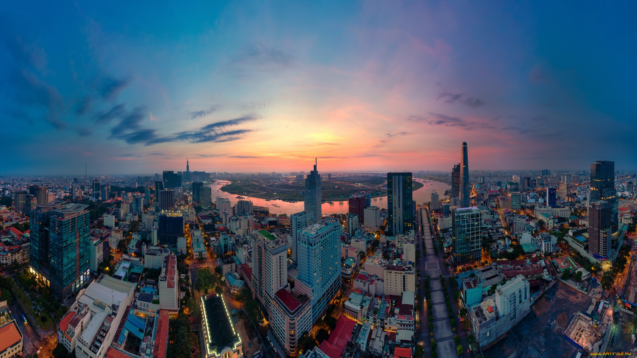 saigon, города, -, столицы, государств, простор