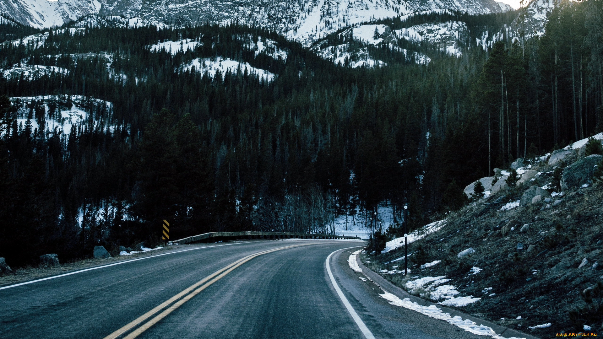 природа, дороги, горы, шоссе