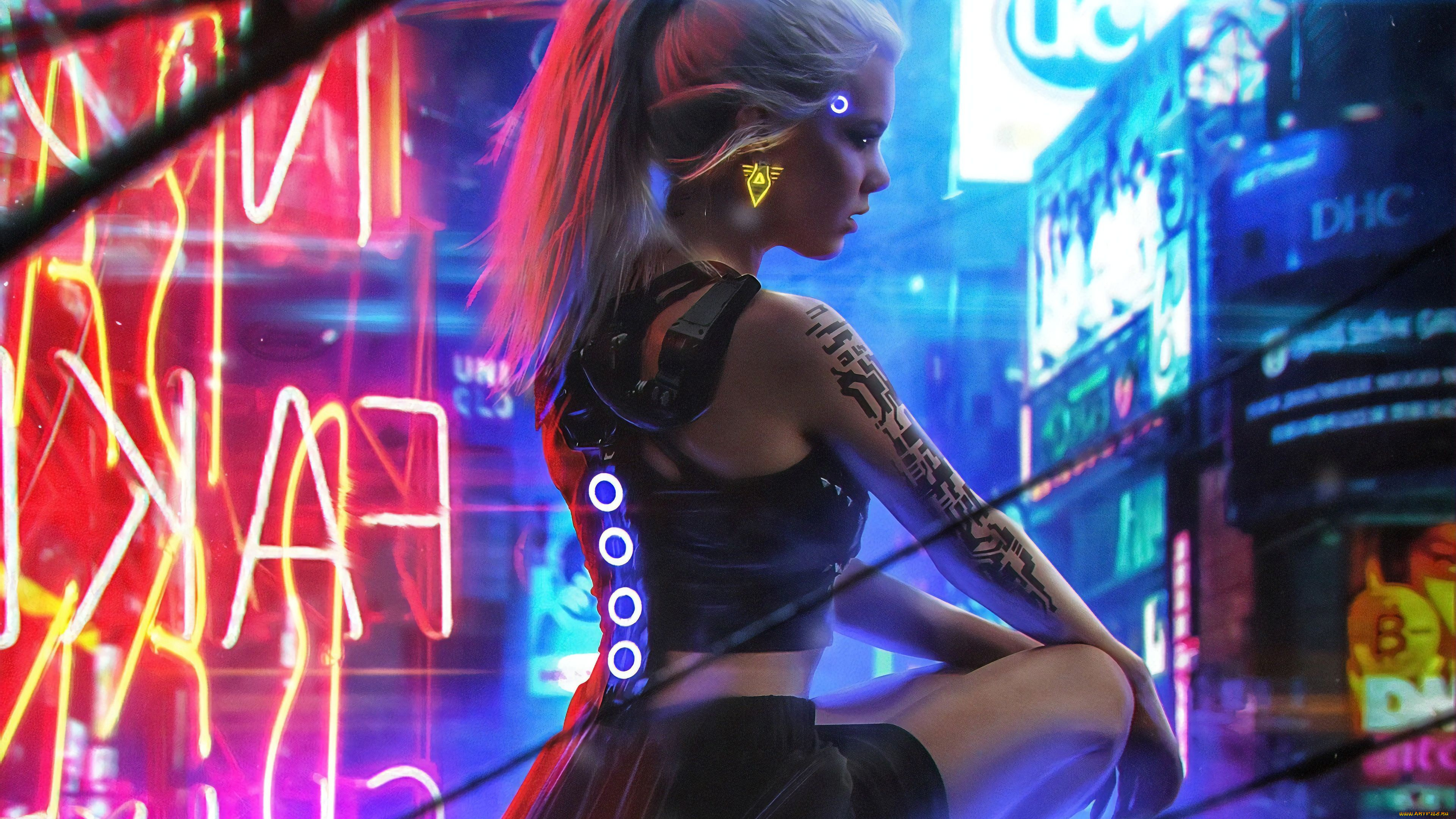 Скачать обои cyberpunk, 2077, видео, игры, девушка, красивая, супер, секси,  няша, нежная, классная, модница, лапочка, мадам из раздела Видео Игры, в  разрешении 3840x2160