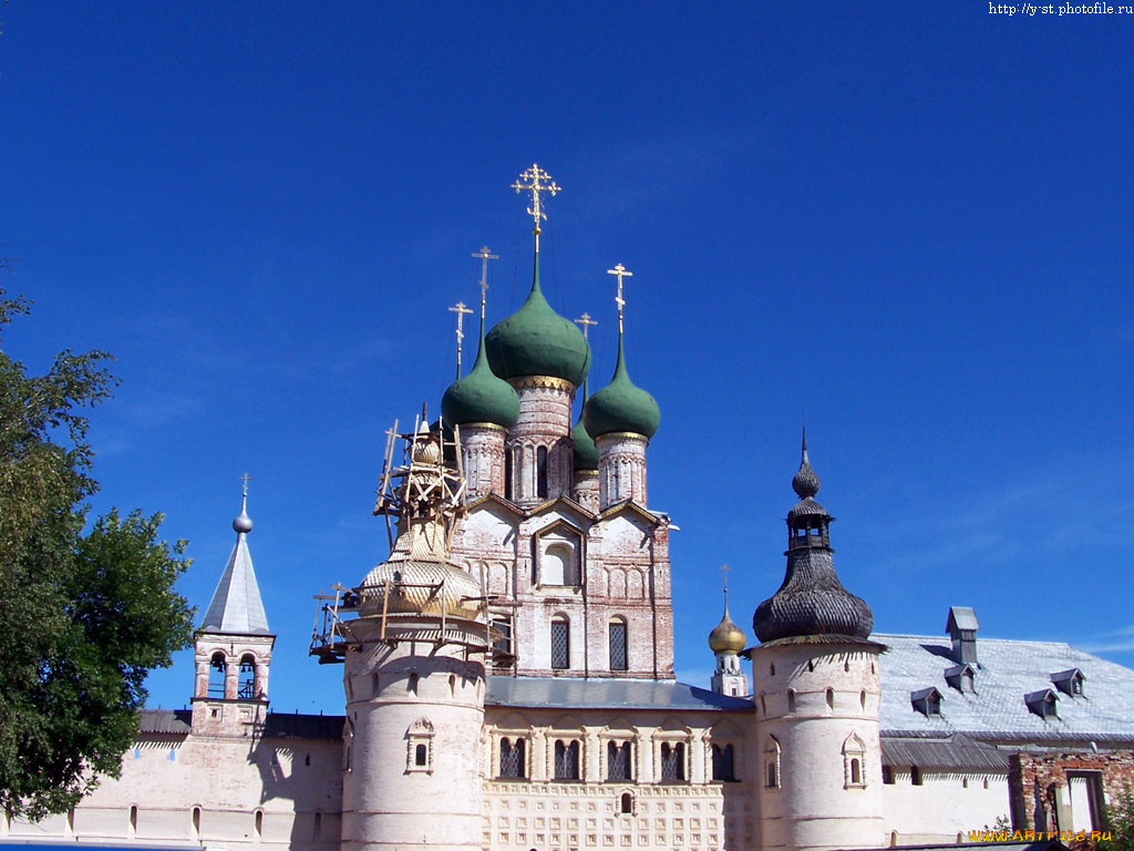 ростов, кремль, города, православные, церкви, монастыри