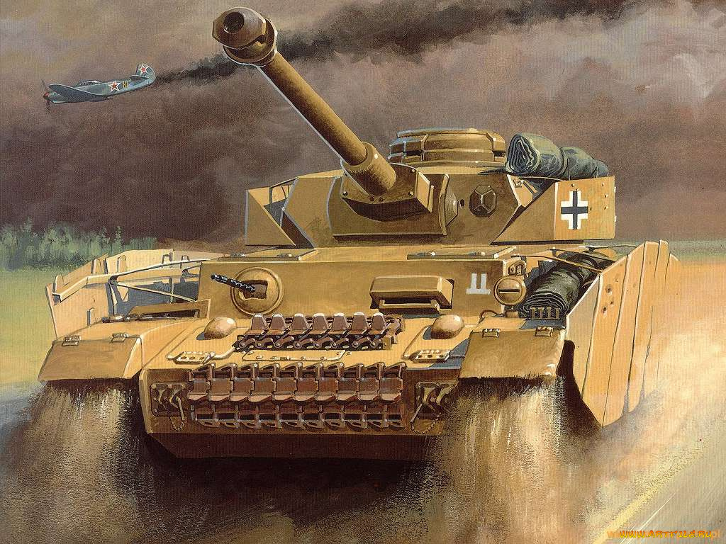 средний, танк, pzkpfw, iv, ausf, техника, военная