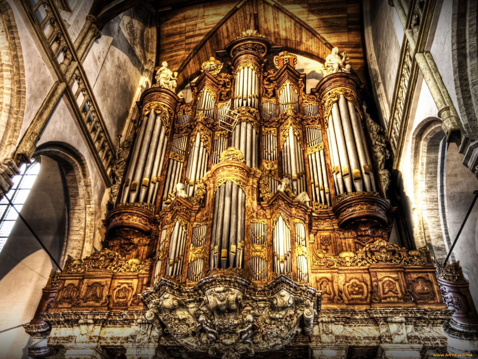 organ, музыка, музыкальные, инструменты, орган