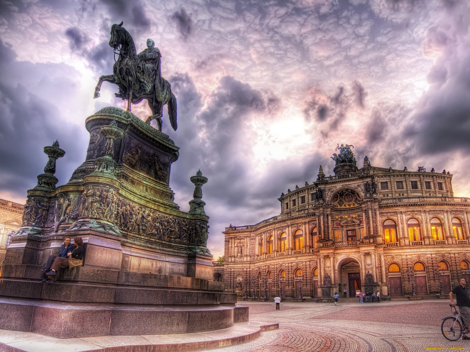 relaxing, in, dresden, города, дрезден, германия