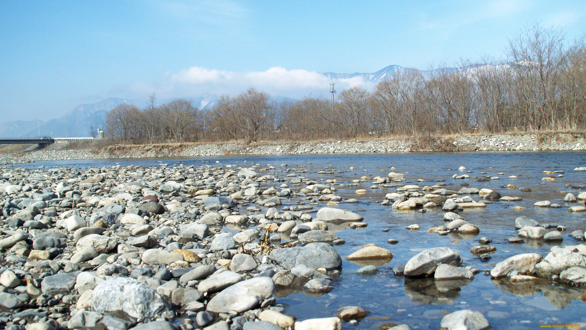 природа, реки, озера, вода, камни