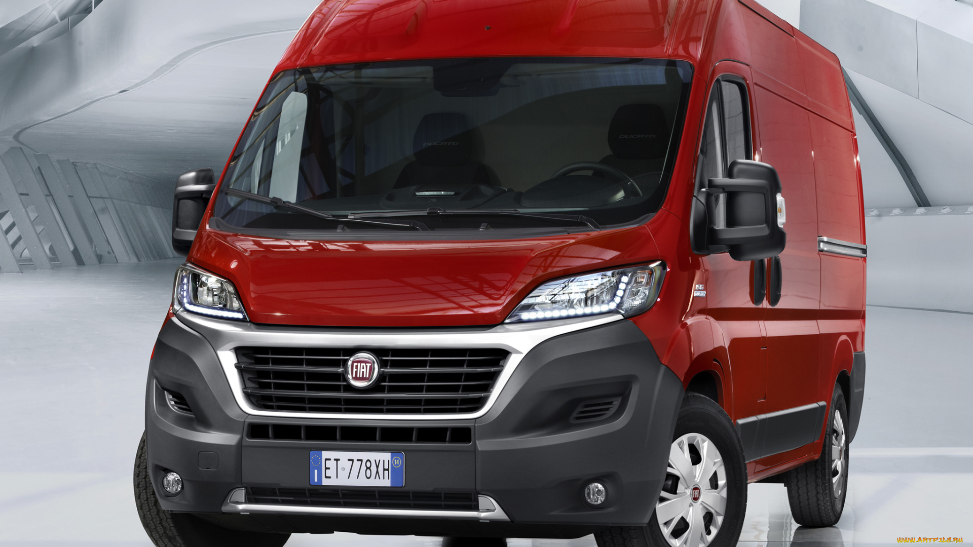 автомобили, fiat, красный, van, l3h2, 2014г, ducato