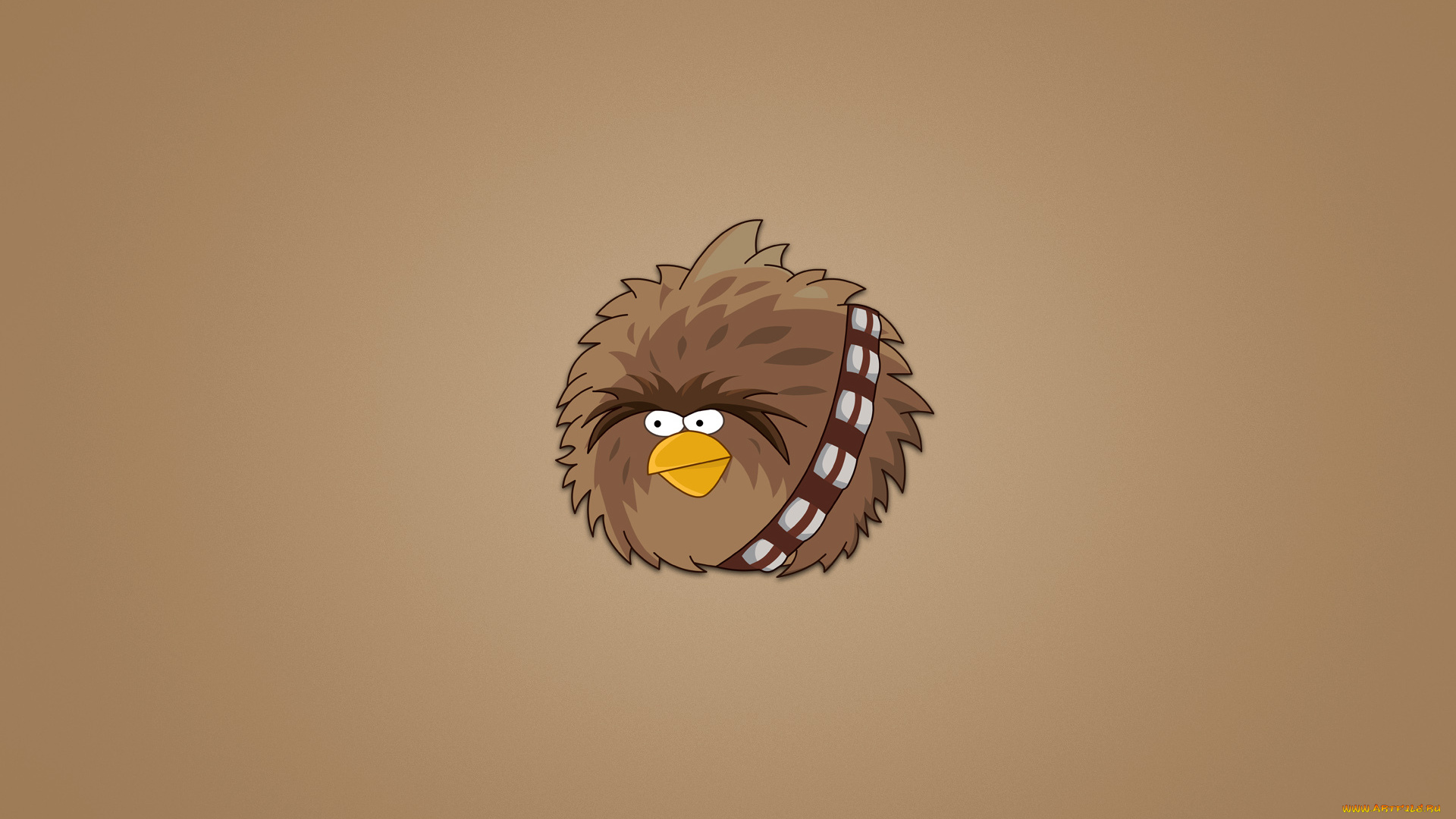 рисованные, минимализм, птица, angry, birds, звездные, войны, Чуи, chewey, chewbacca, чубакка, мохнатая, star, wars