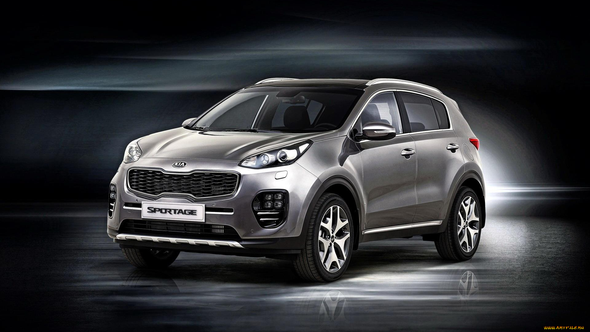 автомобили, kia, серебристый, киа, sportage