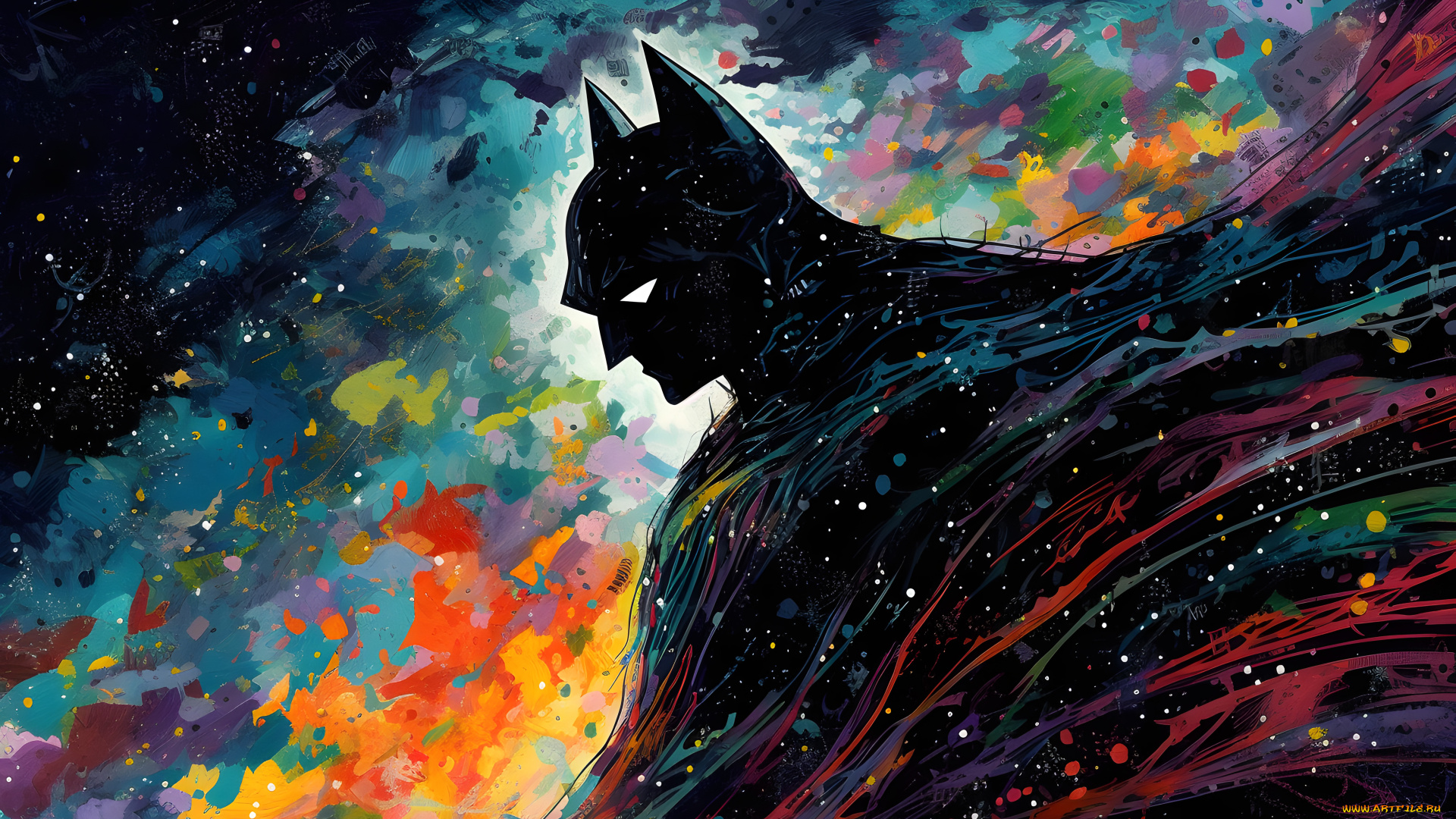 рисованное, комиксы, batman, нейросети