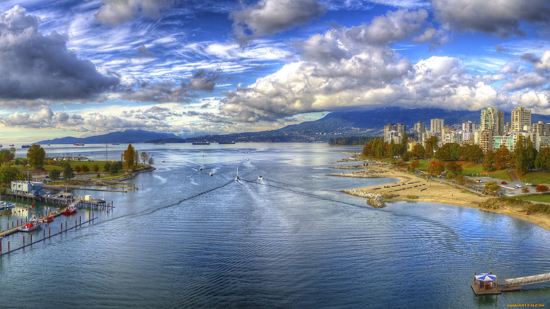 города, ванкувер, канада, vancouver