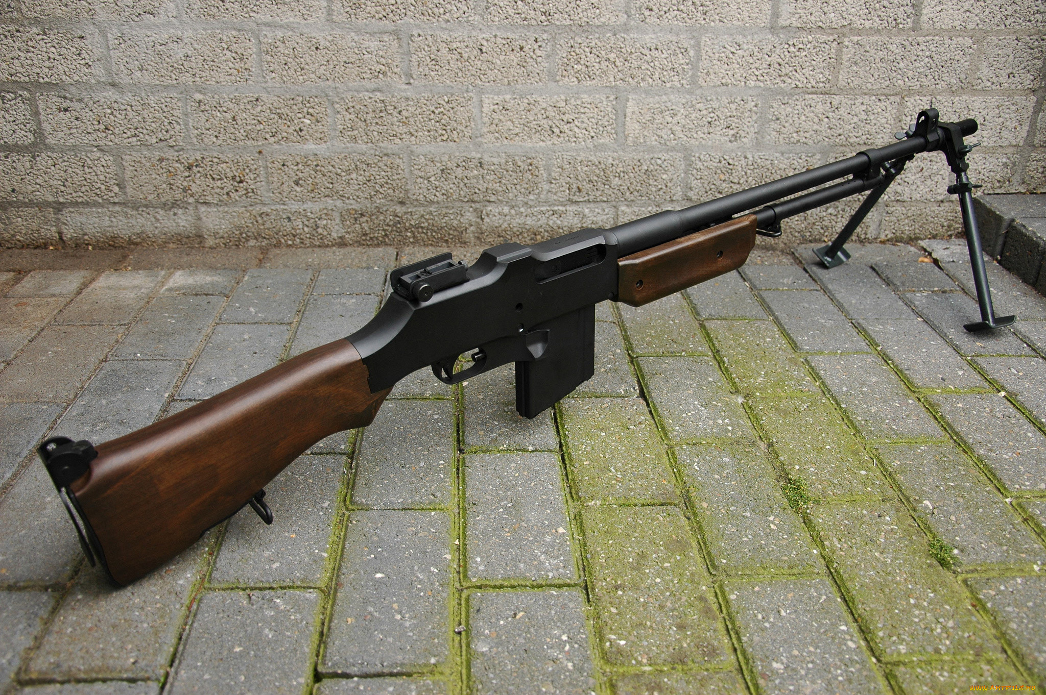 оружие, 3d, браунинг, m1918, автоматическая, винтовка