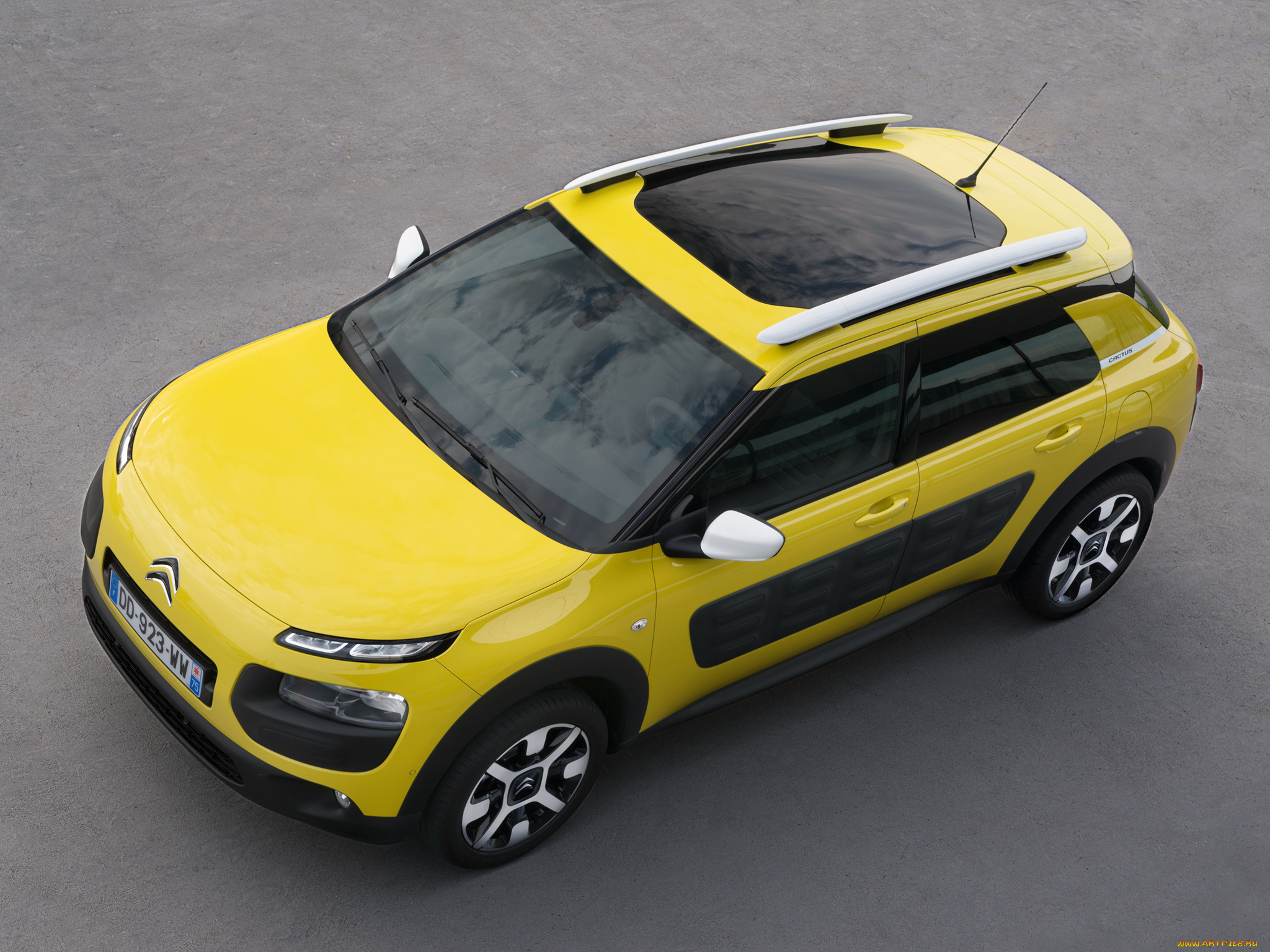 автомобили, citroen, citroеn, c4, cactus, 2014г, желтый