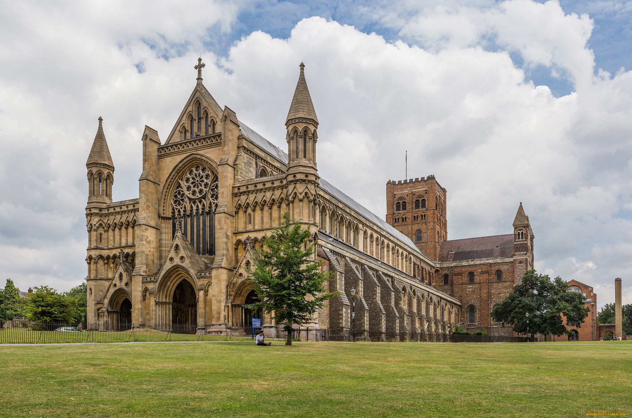 st, albans, cathedral, города, -, католические, соборы, , костелы, , аббатства, собор