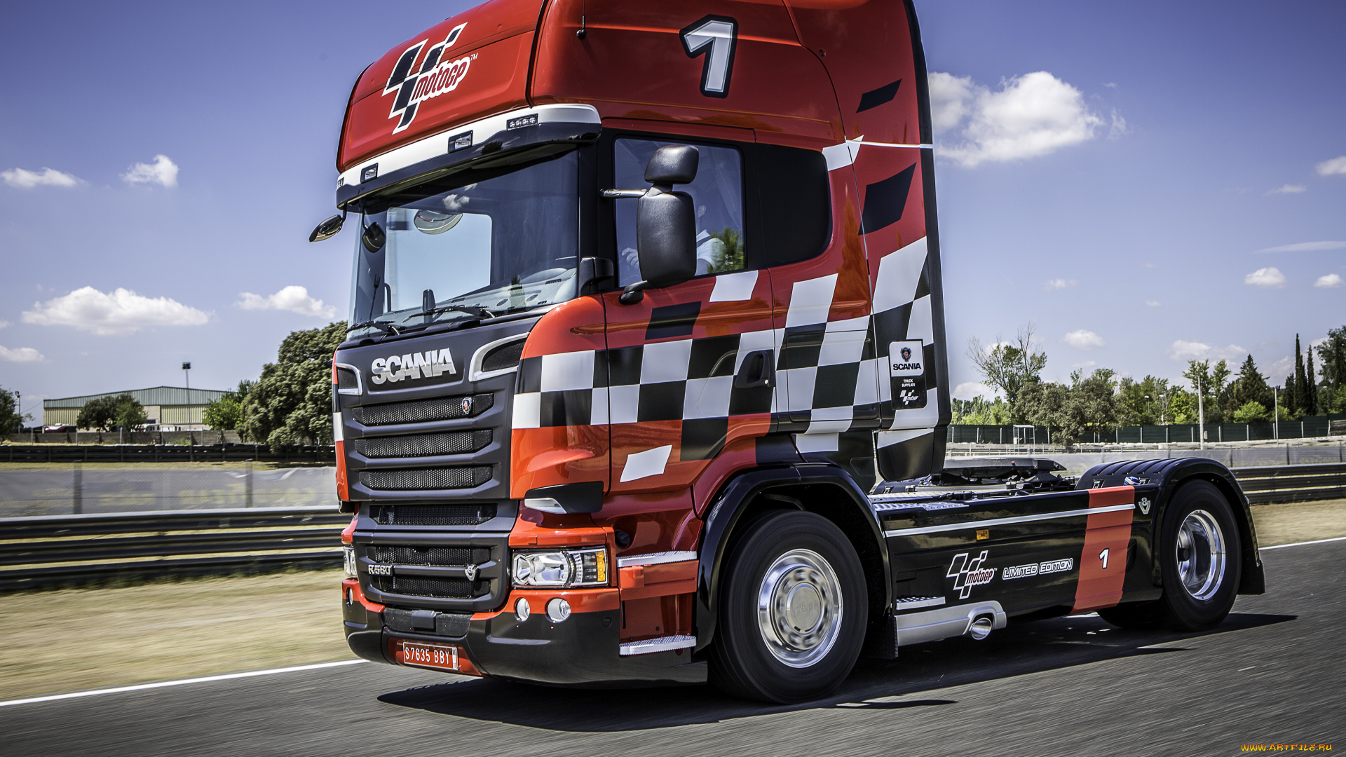 автомобили, scania, 2015г, edition, limited, motogp, v8