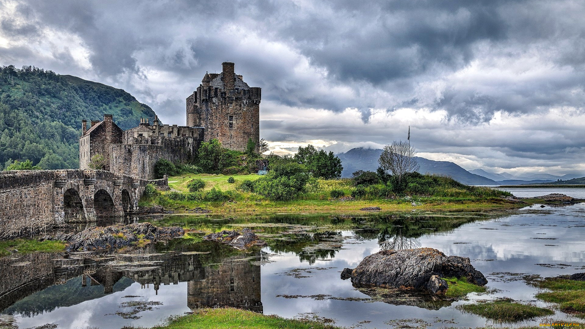 eilean, donan, castle, города, замок, эйлен-донан, , шотландия, eilean, donan, castle