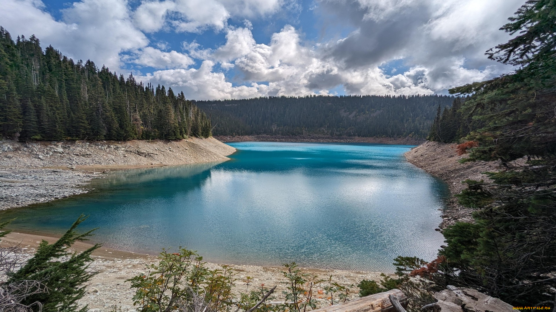 garibaldi, lake, british, columbia, природа, реки, озера, garibaldi, lake, british, columbia