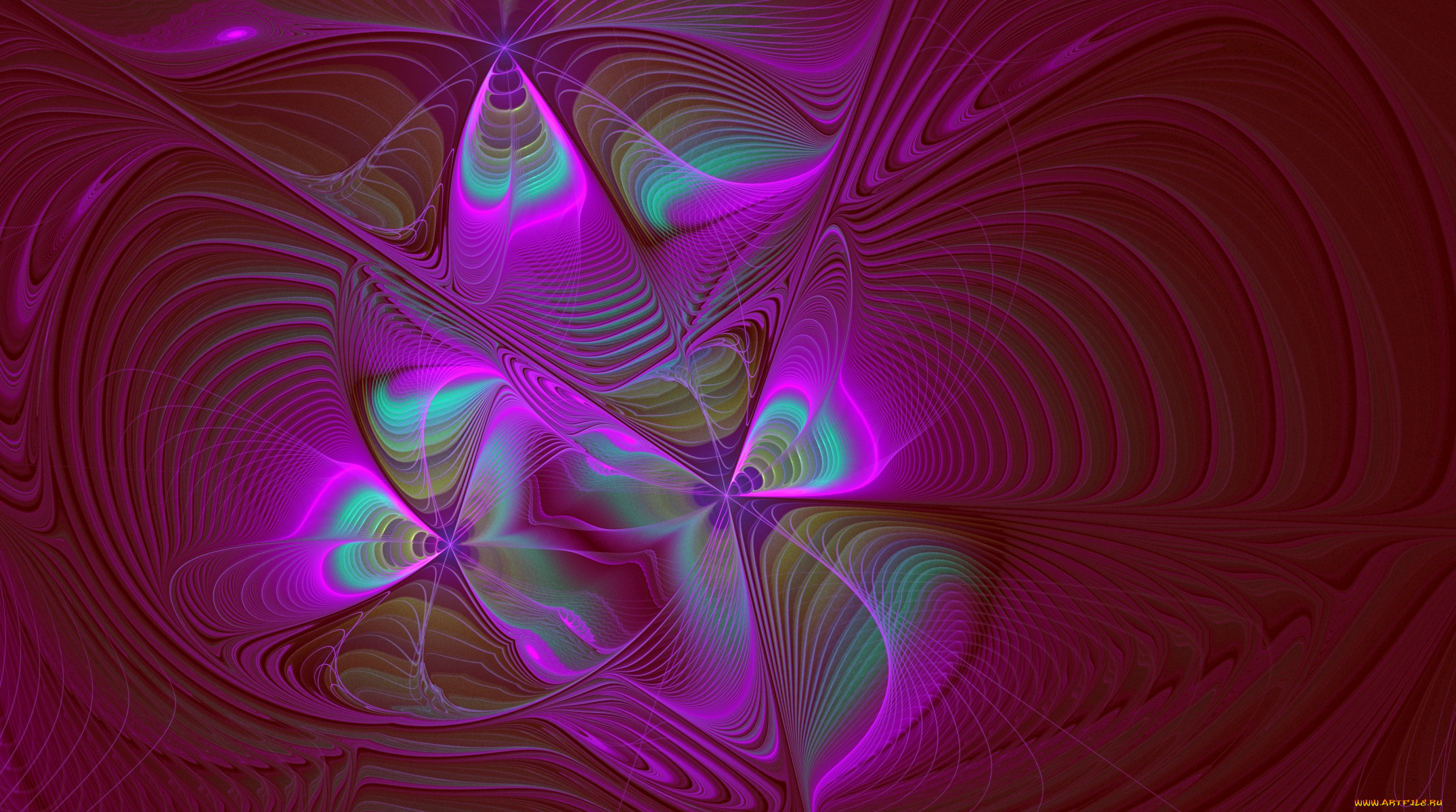 3д, графика, fractal, фракталы, узор, цвета, фон