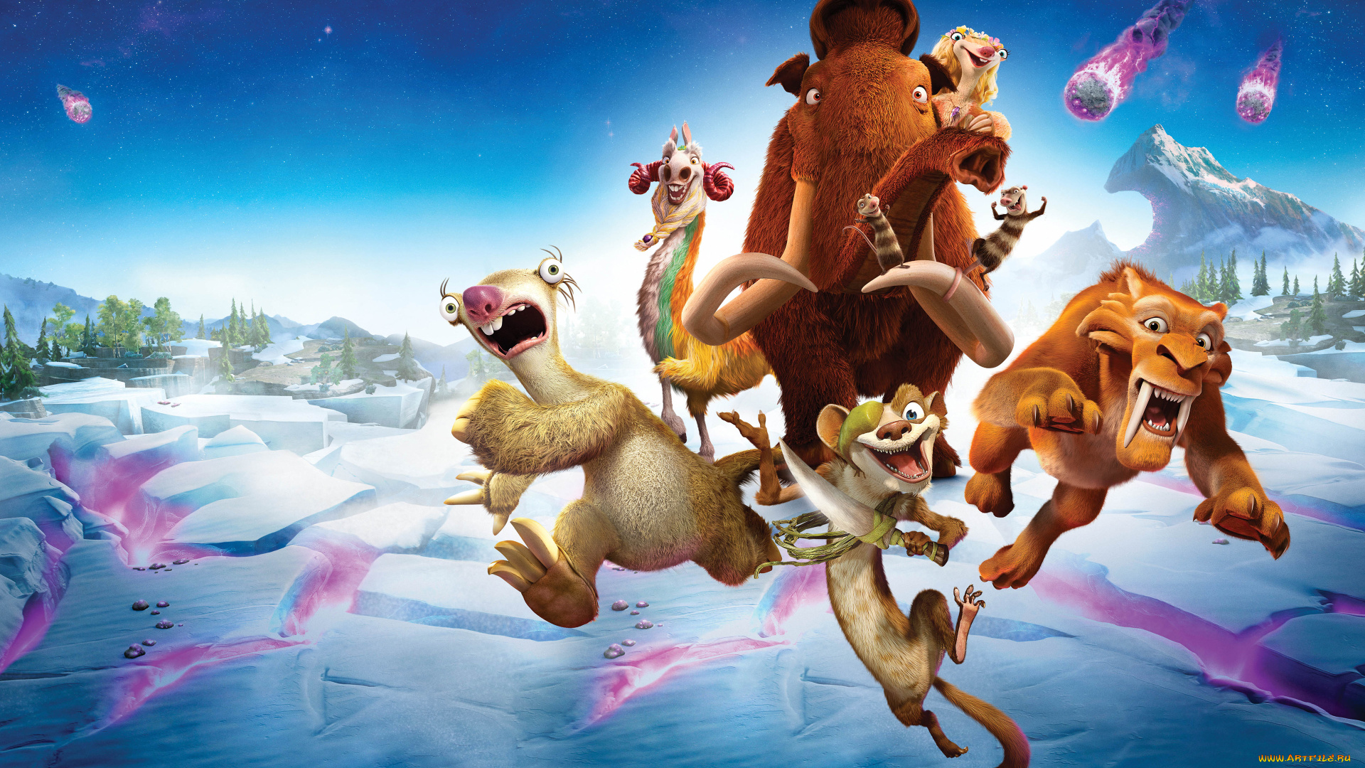 мультфильмы, ice, age, , collision, course, collision, course, ice, age